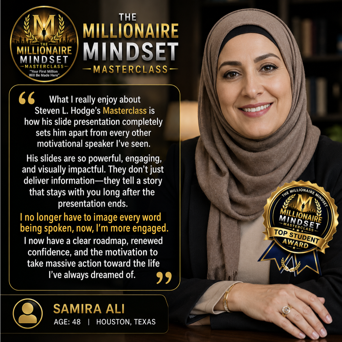 MILLIONAIRE MINDSET MASTERCLASS MILLIONAIRE MINDSET MASTERCLASS